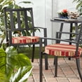 thumbnail image 2 of Greendale Home Fashions Outdoor 18'' x 18'' Round Seat Pad, Set of 2, Roma Stripe, 2 of 7