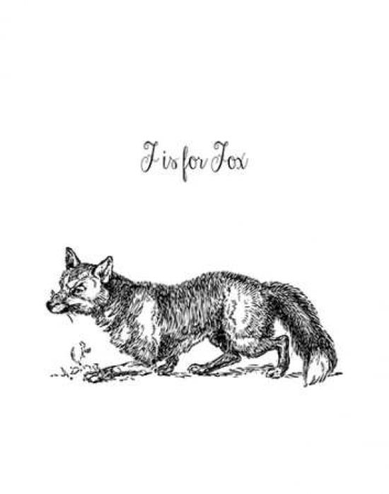 F Is For Fox Canvas