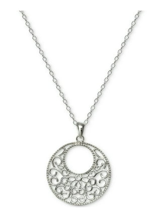 Giani Bernini Circle Station 30 Station Necklace in Sterling Silver