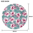 thumbnail image 6 of Pioneer Flower Floral Print Pattern Round Tablecloth 60"x60",Wrinkle Wipeable Table Cloth for Kitchen Dining Room Picnic Patio Party, 6 of 6