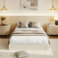 thumbnail image 3 of Wood Bed Frame, Fluted Wooden Platform Bed, Easy Assembly, No Box Spring Needed, Noise Free, 3 of 10