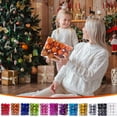 thumbnail image 2 of Christmas Hanging Ornaments, 24 Count Shatterproof Balls for Holiday Party Wreath Tabletop Tree Decorations, 3cm, Red, 2 of 2