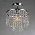 thumbnail image 2 of Seek 1-light Chrome Tiered Crystal Chandelier, 2 of 3