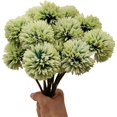 thumbnail image 1 of 12pcs Artificial Chrysanthemum Ball Flowers with Silk Stems, 1 of 1