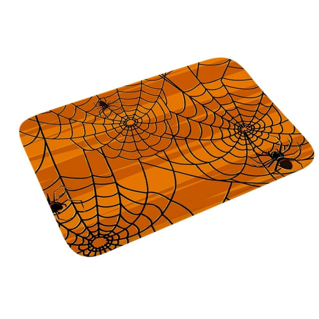 Birdeem New Halloween Mat Kitchen Bathroom Door Mat Terrible Spider Mat Convenient Mat