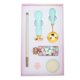 thumbnail image 3 of Kit de sellado de cera Vintage DIY, caja de regalo con mango azul a juego, broche de flor de cerezo, sellado de cuchara desmontable, 3 of 5