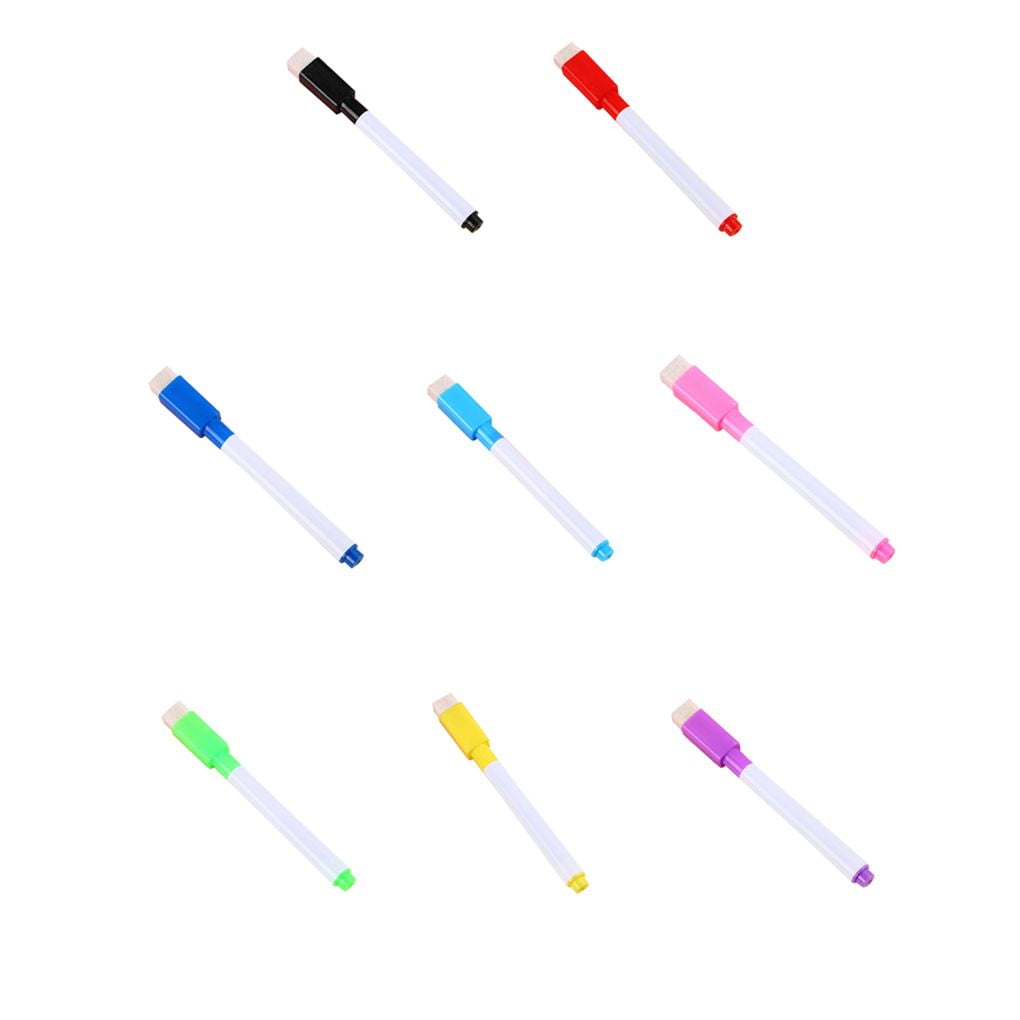 Colorful School Classroom Whiteboard Pen Erasable Children Kids Stationery Gift Eraser Marker Pen