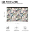 thumbnail image 3 of Cauagu Rose Flowers for Tyvek Makeup Bag,Reusable Travel Cosmetic Bag Women Organizer Toiletry Bag Birthday,Gifts for Women Girlfriend Mom Teacher 6.5’’*8.9’’, 3 of 7