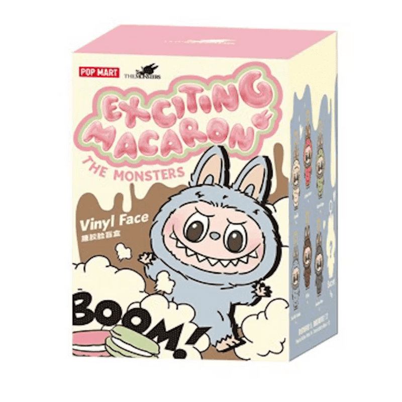 POP MART The Monsters - Tasty Macarons Vinyl Face Blind Box CASE