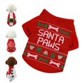 thumbnail image 4 of Ropa para perros Patrón de Navidad Camiseta para perros GeweYeeli JR1002-08, 4 of 7