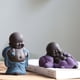 thumbnail image 2 of RV Mini estatuilla de Buda de cerámica monje té mascota estatua de Buda en miniatura chino Maitreya Feng Shui Ornamen(C) Sailing Electrónica, 2 of 3