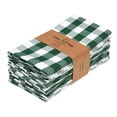 thumbnail image 3 of Urban Villa Cotton Dinner Napkins Set of 12, Highly Absorbent Soft Premium Cloth Napkins 20x20 Inches, Hotel Quality Reusable & Washable Table Dinner Napkins For Home -(Hunter/White, Buffalo Checkerd, 3 of 8