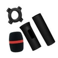 thumbnail image 1 of Funda de protección para micrófono de mano inalámbrico, cubierta para mango de micrófono, accesorios de tamaño Universal que evitan colisiones para es Negro, 1 of 8