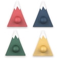 thumbnail image 1 of 4 ganchos creativos para colgar en la pared con forma de montaña para cocinas, baños, llaveros, abrigos, toallas, organización, almacenamiento, perchas, paredes, soportes para decoración del hogar, 1 of 5