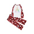 thumbnail image 4 of Mifsaly Matching Christmas Pajamas for Family Loose Pjs 2 Piece Homewear Sets Xmas Tree Print Long Sleeve Pullover Sleepwear Baggy Wide Leg Plaid Pants 2025 Holiday Festival Loungewear Funny Gifts, 4 of 7