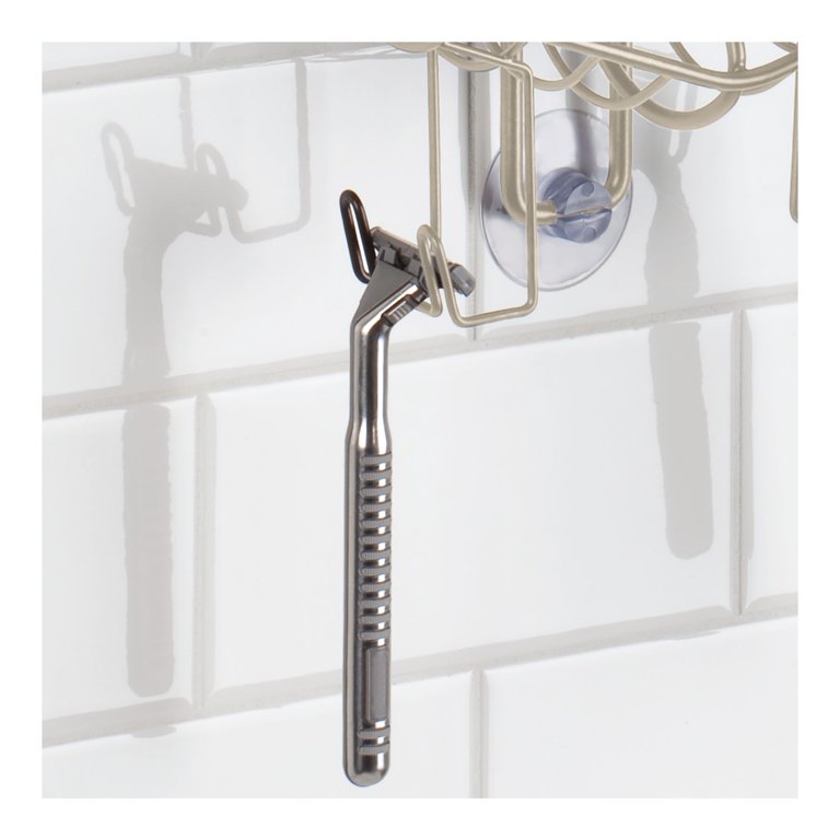 Interdesign Verona Hose Shower Caddy Silver