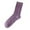 Purple, variant on Women Solid Color Socks for Women Embossed Pattern Colorful Lightweight Athletic Socks Khaki