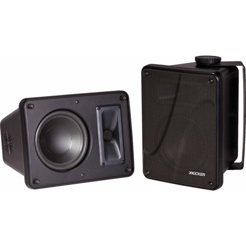 Kicker 11KB6000B 6.5" Black Indoor Outdoor/Marine Speakers Walmart