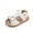 White, variant on LNMQLPDBS Baby Girls Sandals Non Slip Sole Summer Beach Solid Color Open-Toe Shoes Outdoor First Walker Crib Shoes Soft Sole Leather Lightweight Breathable Shoes Casual Stylish Toddler Sandals ﻿