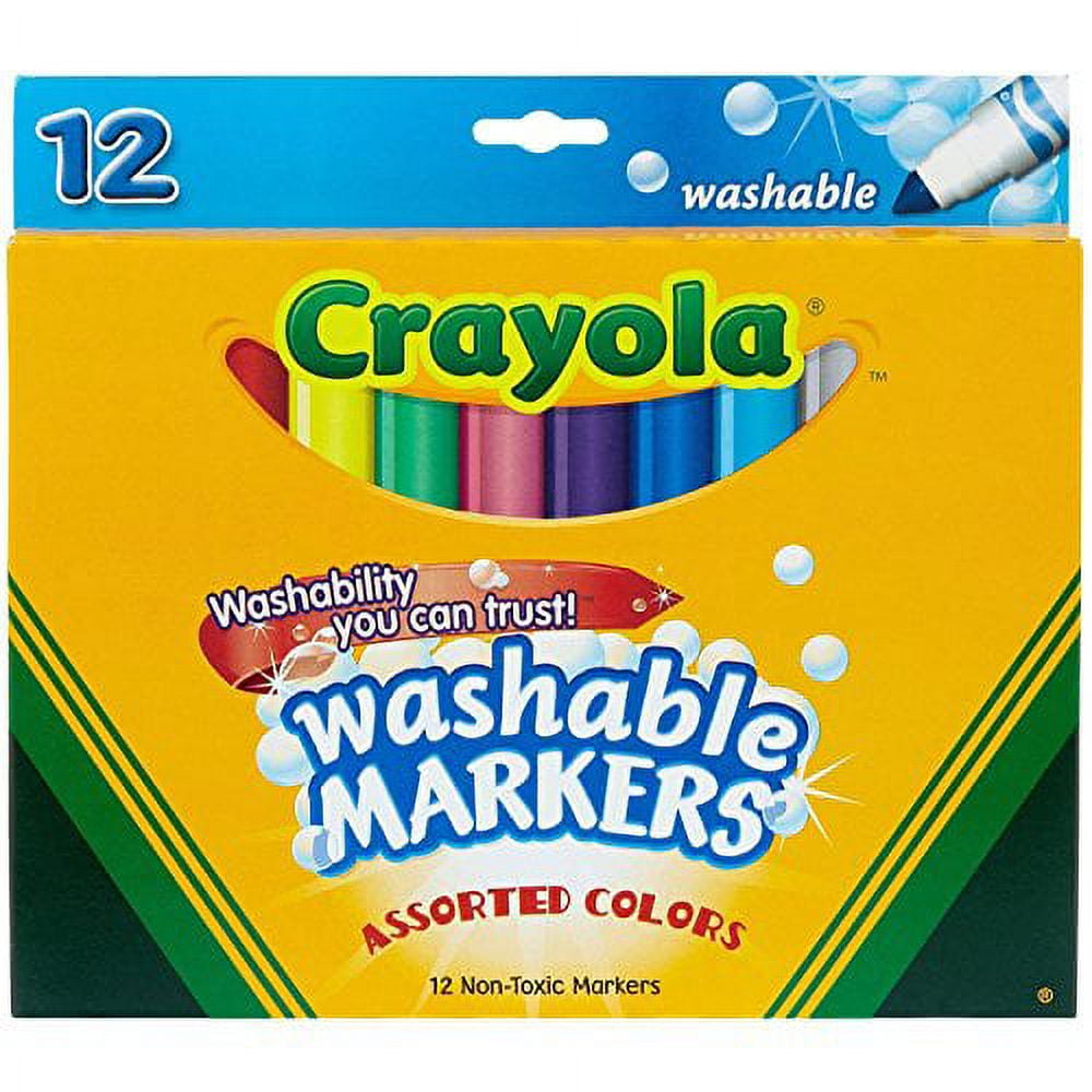 Crayola Washable Markers, 12 Count