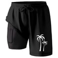 thumbnail image 4 of Kcolen Swim Trunks Men 5 Inch Drawstring Boardshorts for Men Light Bathing Suit Swim Trunks Men Beach Summer Fashion Swimwear, 4 of 4
