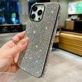 thumbnail image 3 of Compatible with iPhone Case,Crystal Glitter Diamond Protection Bling Sparkle Rhinestone Soft Shockproof Cover Phone Case (White,iPhone 11), 3 of 7
