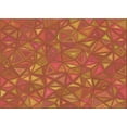 thumbnail image 1 of Ahgly Company Machine Washable Indoor Rectangle Transitional Neon Orange Area Rugs, 2' x 5', 1 of 7
