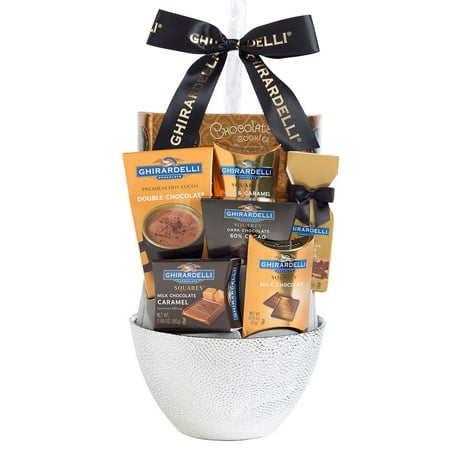 Ghirardelli Chocolate Treats Gift Basket White
