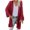Wine, variant on asdoklhq Clearance Coats Under $10.00 Plus Size,Women's Flowy Kimono Cardigan Open Front Dress Printed Chiffon Blouse Loose Tops