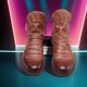 thumbnail image 1 of Botas de hombre con suela antideslizante y cremallera de doble cara, botas con borlas, botas de cuero para hombre, talla grande, 1 of 6