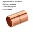 thumbnail image 4 of Uxcell Straight Copper Coupling Fittings Welding Joint for HVAC Air Conditioner 5Pcs 3/8 inch, 4 of 5