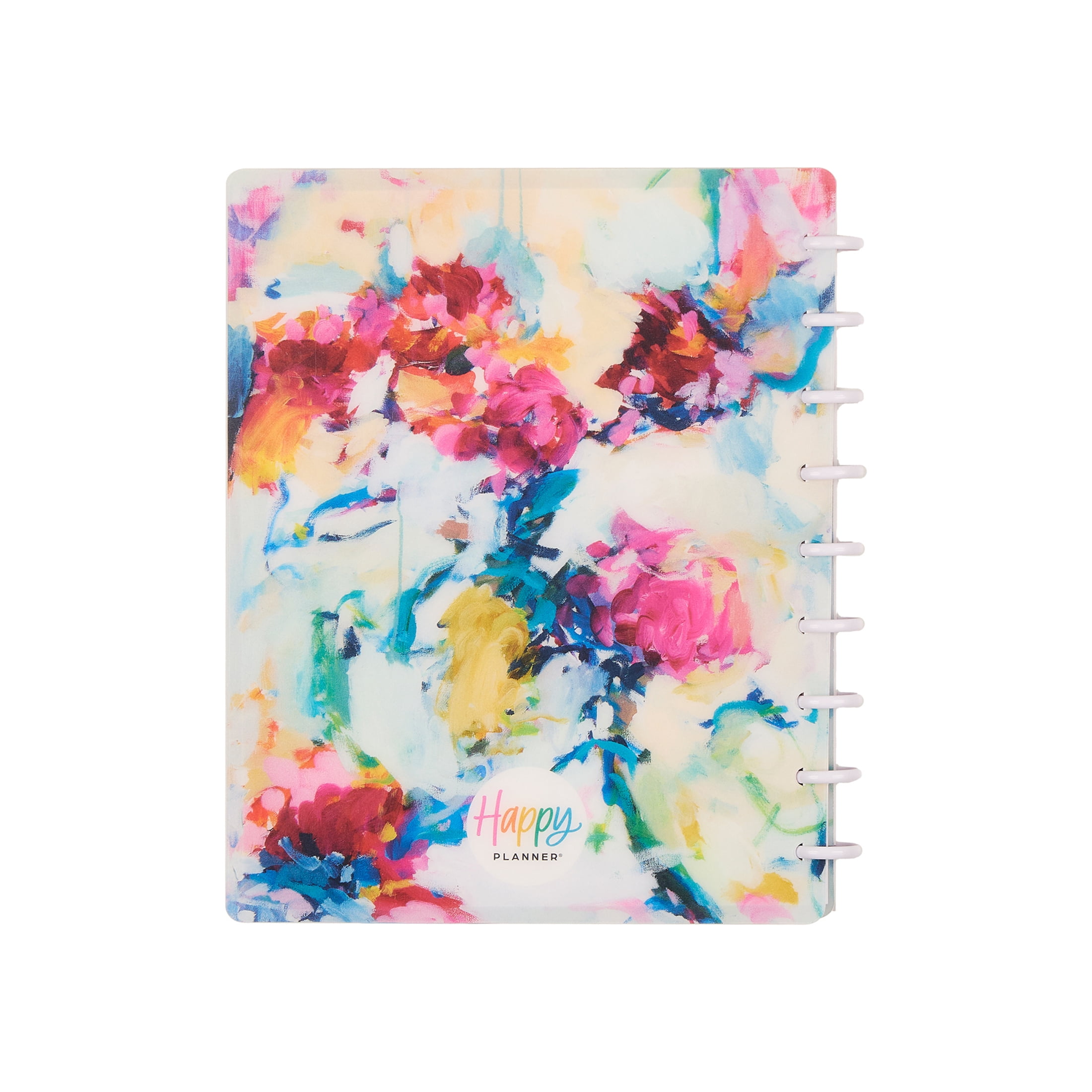 Happy Planner Monthly Weekly Classic Planner (7” x 9.25”) Abstract Expression 15-Month April 2026-June 2027, disc bound system