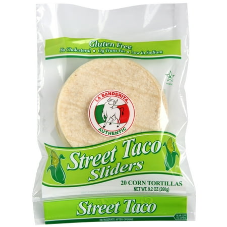 La Banderita Street Taco Corn Tortilla Sliders, 20 ...