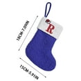 thumbnail image 3 of Personalized Holiday Stockings - Traditional Knit Christmas Sacks with Letter Designs, Perfect for Kids' Gifts & Mantel Decor (Polyester, 6.3x7.1in)‌, 3 of 5