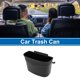 thumbnail image 2 of Bote de basura para automóvil Unique Bargains, respaldo de asiento, ABS, cuero sintético, ovalado, negro, 1 Pc, 2 of 6
