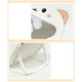 thumbnail image 5 of Foldable Cat-Ear Makeup Mirror  Cute Animal Design  Polished Plastic Frame  Multi-Color  Compact Desktop  Durable Cartoon Mirror, 5 of 7