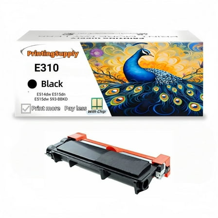 High-Quality Compatible Black Toner Cartridge for Dell E310 E514dw E515dn E515dw 593-BBKD