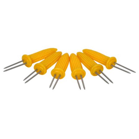 Ekco 1094967 6 Piece Corn Skewer Set Yellow