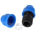 thumbnail image 1 of Pipe Connector, Reliable PE Plastic Anti Pollution Straight Fitting  For Water Pipe Connection, 1 of 8