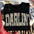 thumbnail image 2 of Camo Letter Western Cowgirl Graphic T-Shirt Vintage Southern Country Casual Tee, 2 of 9