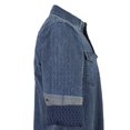 thumbnail image 4 of Camisa Vaquera Wrangler Hombre Manga Larga 29B azul CH, 4 of 5