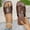 Brown, variant on Gspmoly Flats Shoes Women Dressy Comfortable, Women's Fashion Casual Summer New Style Outdoor Wear Solid Color Retro Flat Open Toe Beach Slippers Ballet Flats Shoes for Women Green 36