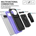 thumbnail image 4 of Allytechgroup for Google Pixel 8 Pro Case with Belt Clip Holster, Slim Phone Not Hot/Fast Heat Dissipation Case with Kickstand Military Grade Drop Protection for Google Pixel 8 Pro, Purple, 4 of 15