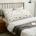 thumbnail image 4 of Kdxio Coffee Print Body Pillow Cover with Zipper,Soft Body Pillow Pillowcase,Long Pillow Case Cover,20x54 Inch, 4 of 7