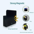 thumbnail image 3 of ZGDong Magnetic Pen Holder 2 Pack - Black Dry Erase Marker Organizer for Whiteboard Fridge Locker, Classroom Desk Accessories with Strong Magnet (4.5"x4.9"x1.57"), 3 of 6