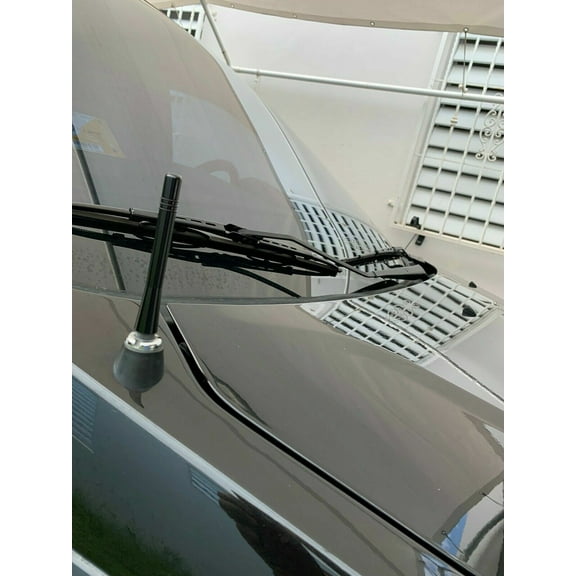 4" inch Short Black Aluminum Antenna Mast AM/FM for DODGE GRAND CARAVAN 2008-2020 New