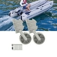 thumbnail image 6 of funtasica 2 Pieces Dinghy Wheel for Inflatable Dinghy Inflatable Boat Launching Wheel Marine Hardware for Kayaks Fishing Boats, 6 of 8