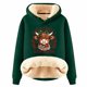 thumbnail image 1 of WILLBEST Sudadera de Mujer con Capucha y Estampado de Vaca Navideña Grande, 1 of 4
