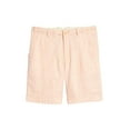 thumbnail image 3 of Men's Harbor Herringbone Stretch-Linen 10" Inseam Short (Peach Sorbet, XXL, XX-Large), 3 of 3