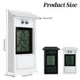 thumbnail image 3 of LCD Digital Indoor/Outdoor Garden Greenhouse Wall Temperature Measurement Min Value Display, 3 of 9